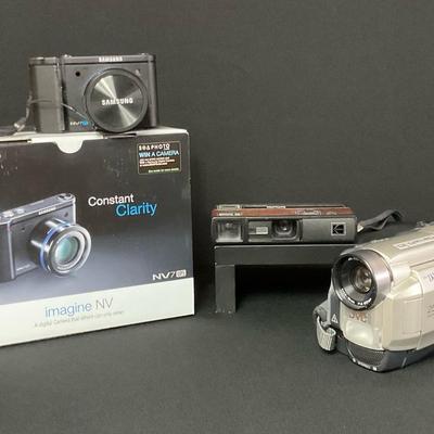 Modern And Vintage Cameras
