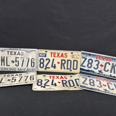 Texas License Plates 