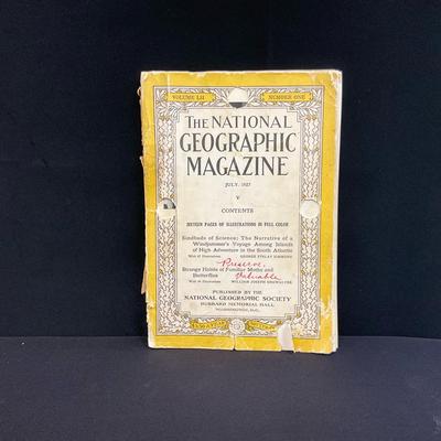 National Geograph Magazine, July 1927