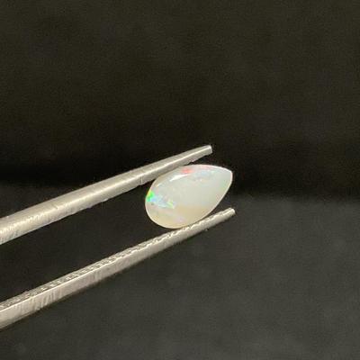 2 Pear Shaped Opal Gemstones