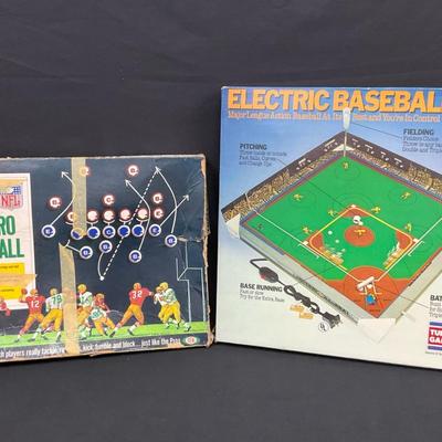  NFL All Pro Football And Tudor Games Electric Baseball 