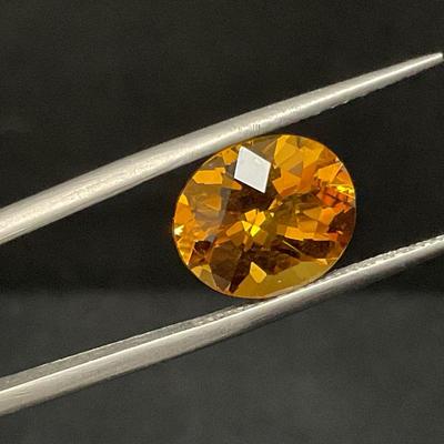 Oval Citrine