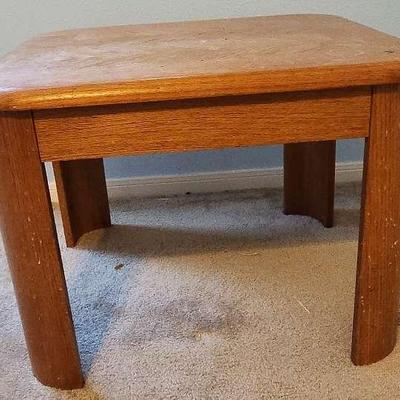 Solid Oak Table (Upstairs)
