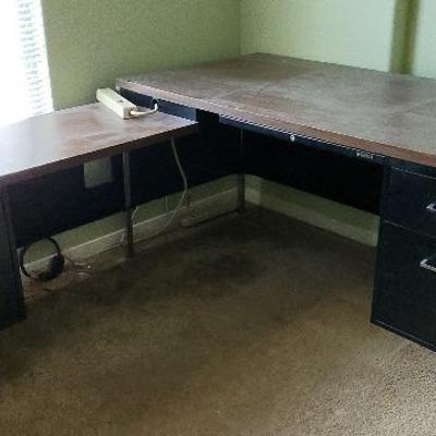 Vintage Corner Desk (Upstairs)