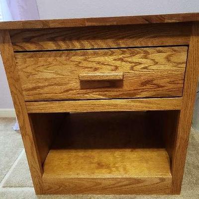 Solid Oak Table (Upstairs)