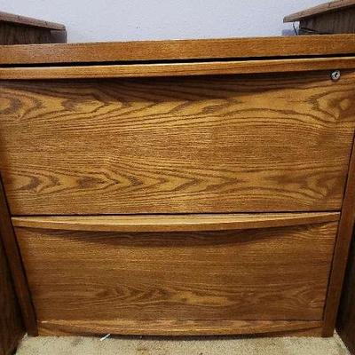 Oak File Cabinet (Upstairs)