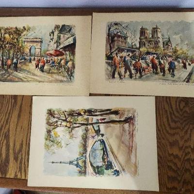 Marius Girard Watercolor Artwork 