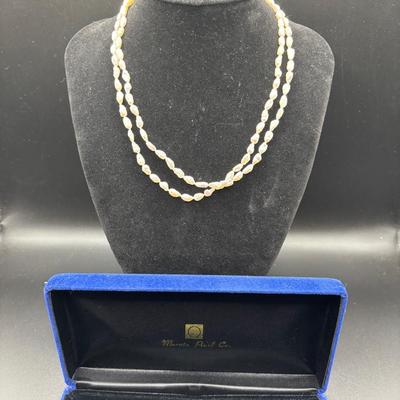 Sale Photo Thumbnail #35:  Vintage Murata Pearls Japanese Salt Water