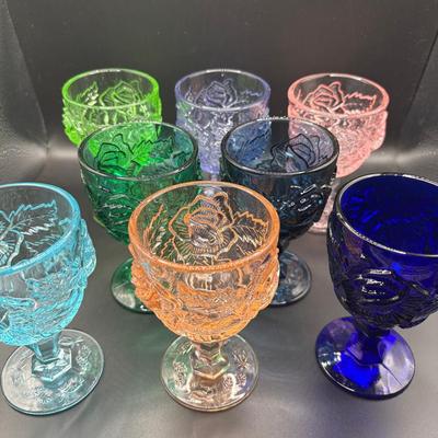 Sale Photo Thumbnail #39: Vintage Madonna Inn Fenton Goblets