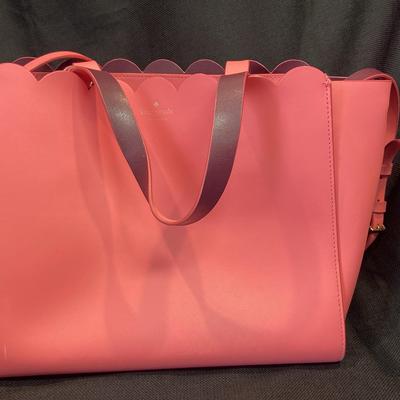 Authenticated Kate spade leather satchel- Coral