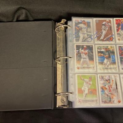 Binder Of Topps, Panini And Donruss Baseball And FootballCards From 90s And 2000s