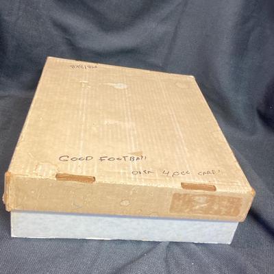 Box Of Fleer, Score, PressPass ‘80s/90s/00s Baseball, Football And Racing Cards