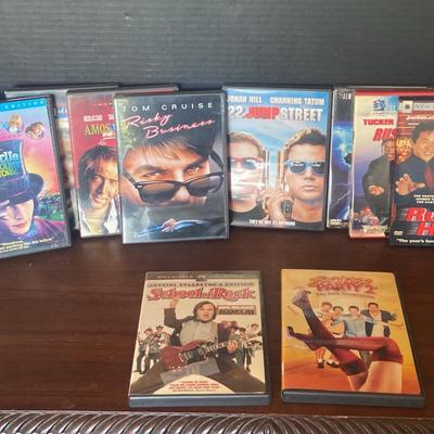 Action & Comedy DVDs Movies Lot with The Omen Series Collectioni