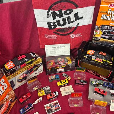 NASCAR Bonanza Collector’s Lot – Bill Elliott, Davey Allison, Diecasts, T-Shirts & More! 