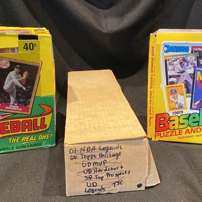Topps Baseball The Real One, 1989 Baseball Puzzle And  Cards And Misc Sleeve Of 80s Donruss Cards 
