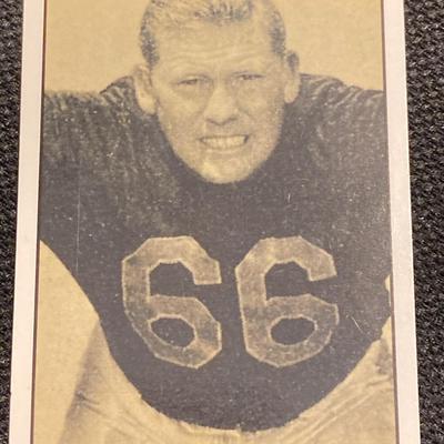1948 Bowman Clyde Bulldog Turner Rookie #36 Chicago Bears Reprint Lot #2