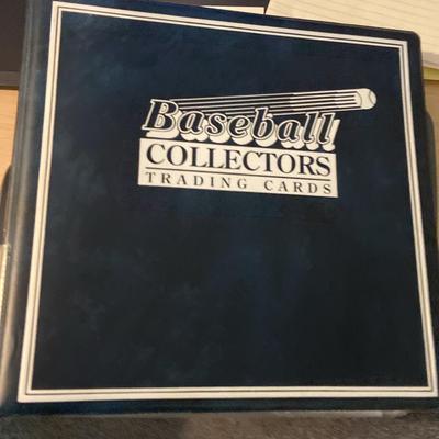 Baseball Collectors Trading Cards Binder-Mostly 1991 Topps, Upper Deck And Fleer