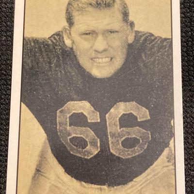 1948 Bowman Clyde Bulldog Turner Rookie #36 Chicago Bears Reprint Lot #1