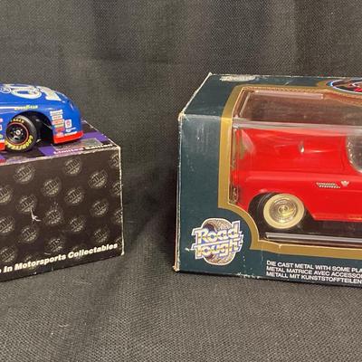 Action Dale Jarrett Die cast Ford Thunderbird And Rough Tough 1955 Ford Thunderbird