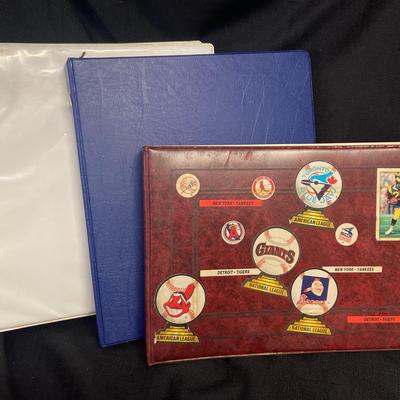 Three Binders Of Baseball, Football And Basketball Cards