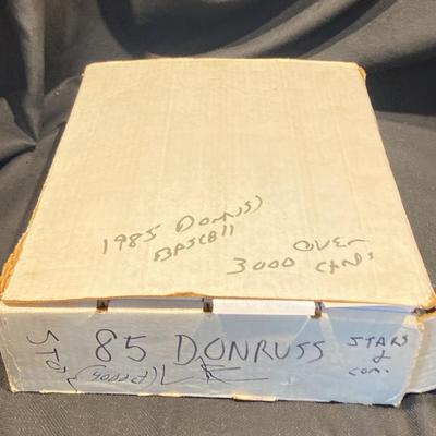 Box Of ‘84 And ‘85 Donruss Baseball Cards 