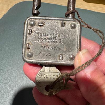 Vintage Padlocks And State Buttons