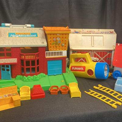 Vintage Fisher Price And Playskool Toys
