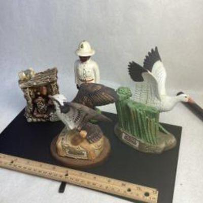 1970’s porcelain figural liqueur decanters