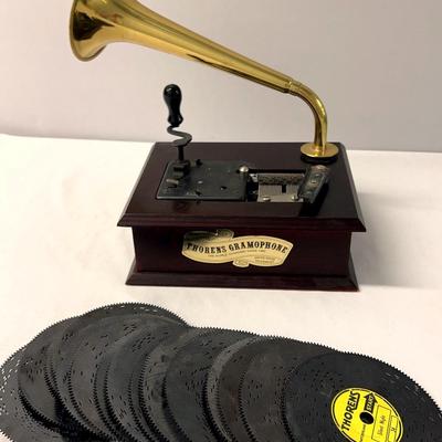Gramophone With Discs 