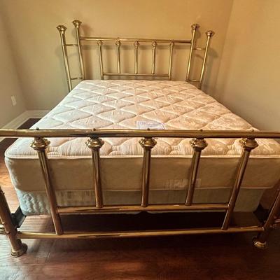 Gold Dipped Brass Full/queen Bed Frame (mattress sold separately)