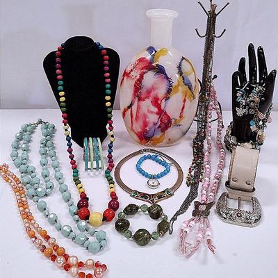 A Color Blast Of Costume Jewelry