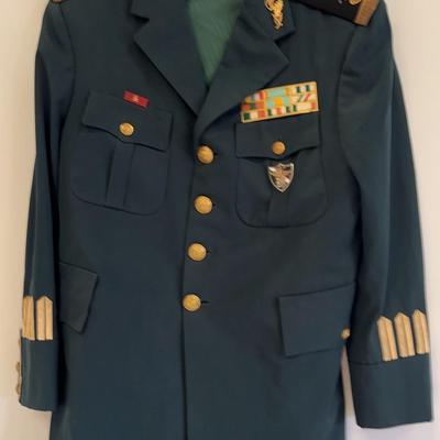 Authentic Mexican Army General's Coat complete with Honors Received