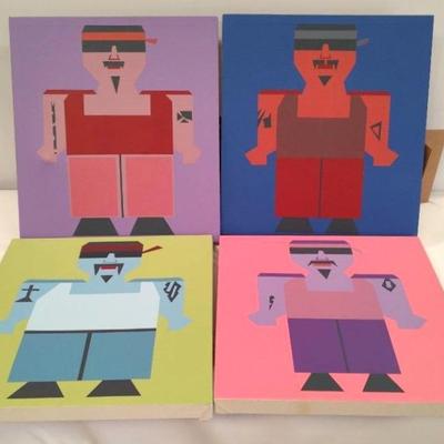 Four Vatos- Acrylic On Canvas