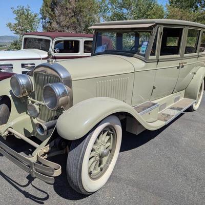 Sale Photo Thumbnail #3: 1926 CADILLAC LIMOUSINE 2ND OWNER TOTAL RESTORATION LETTER OF AUTHENTICITY AVAILABLE, 7 SEAT (2 JUMP SEAT) $72,000