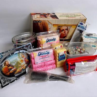 “Goody” Hair Rollers and Vintage Items 