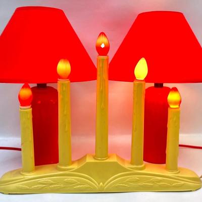 Vintage Electric Candelabra and Lamps