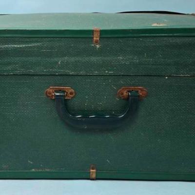 Vintage Green Suitcase