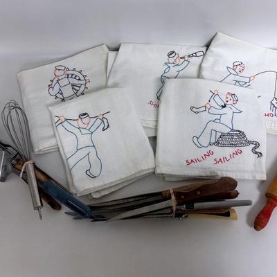 Embroidered Tea Towels and More!