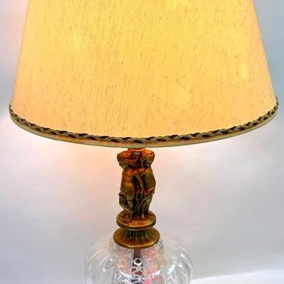 Vintage Angel Lamp