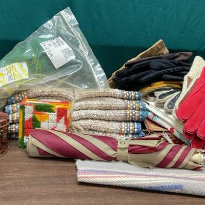 Women’s Gloves, Placemats, & Much More