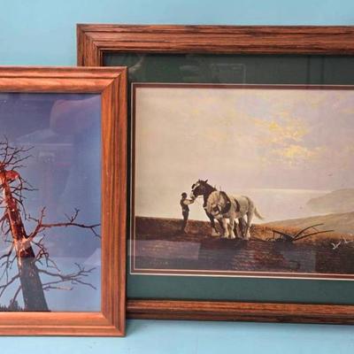 "Gerald Coulson" The Ploughman and the Sea Print