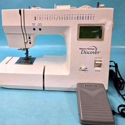 "Nancy's Notions" Discover Sewing Machine