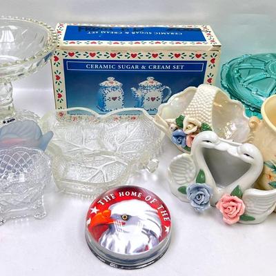 Vintage “KIG” Indonesia Blue Glass Plus More