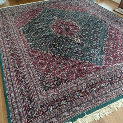 Harooni Wool Area Rug – 10'6" x 9'6" – Made in India