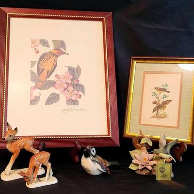 Woodland Art and Figurines Featuring Lefton
