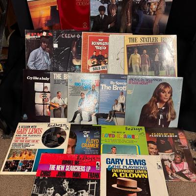 Vintage Vinyl Records Featuring Rodger Williams, Gary Lewis and More! 