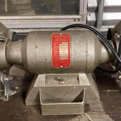 Vintage Wissota Ball Bearing Bench Grinder – Powers On