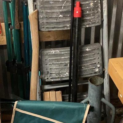 Step Ladder, Gardening Bench, Yard Tools & Sprinklers
