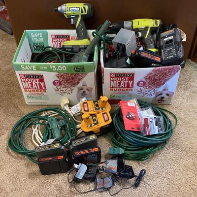Ryobi Power Drills, Extension Cords, & More 