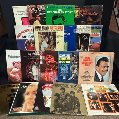Vintage Vinyl Records Featuring Ray Charles, Diana Ross And More! 